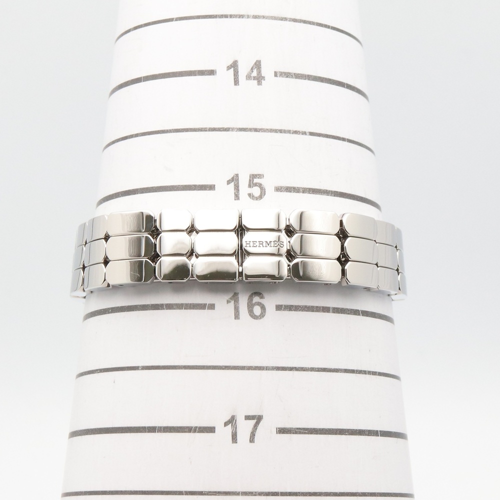 Hermes Kelly Mini Watch, Stainless Steel, Diamond, Women's, White (KE4.130) - Picture 8 of 14
